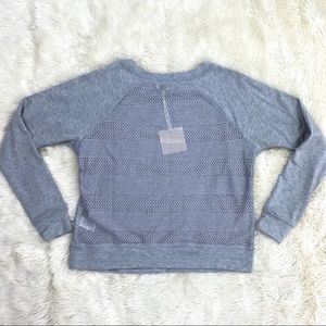 NWT Ethereal Top sz S, light gray
